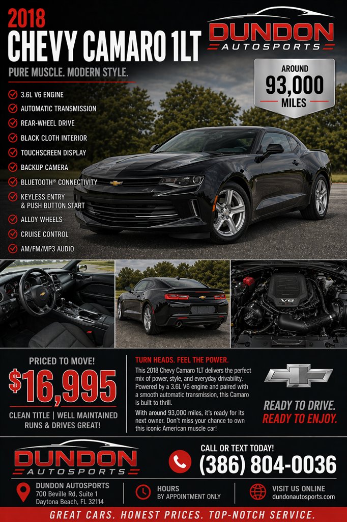 2018 Chevrolet Camaro 1LT