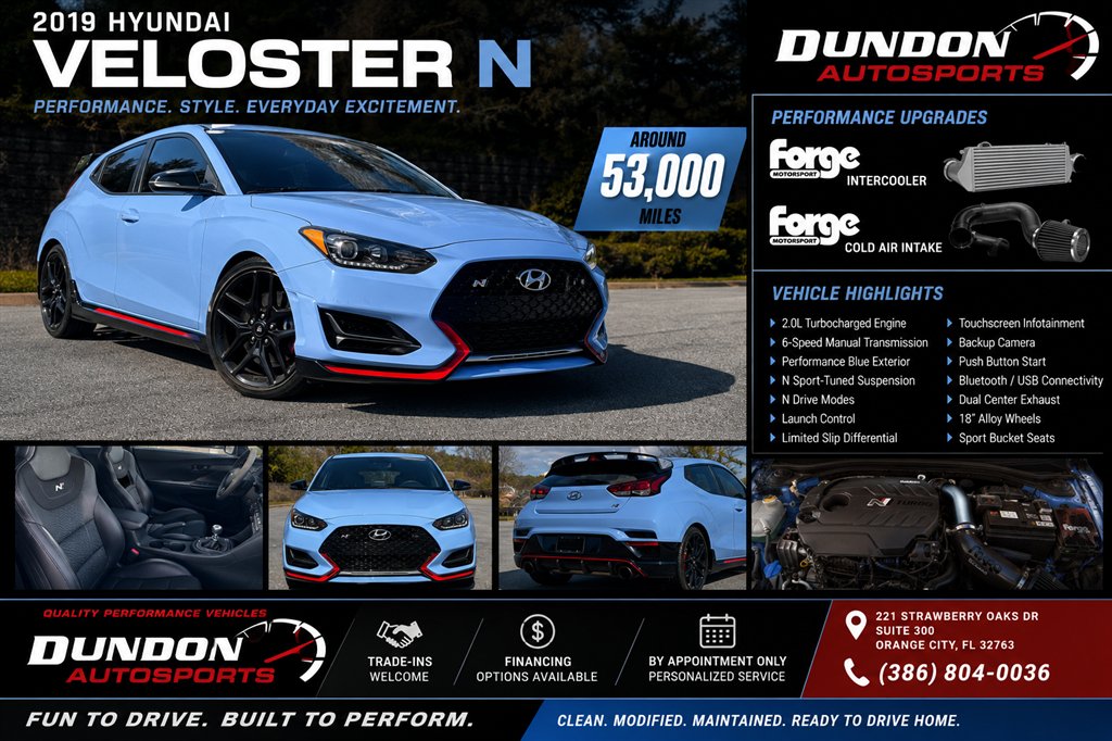 2019 Hyundai Veloster 2.0 N's photo
