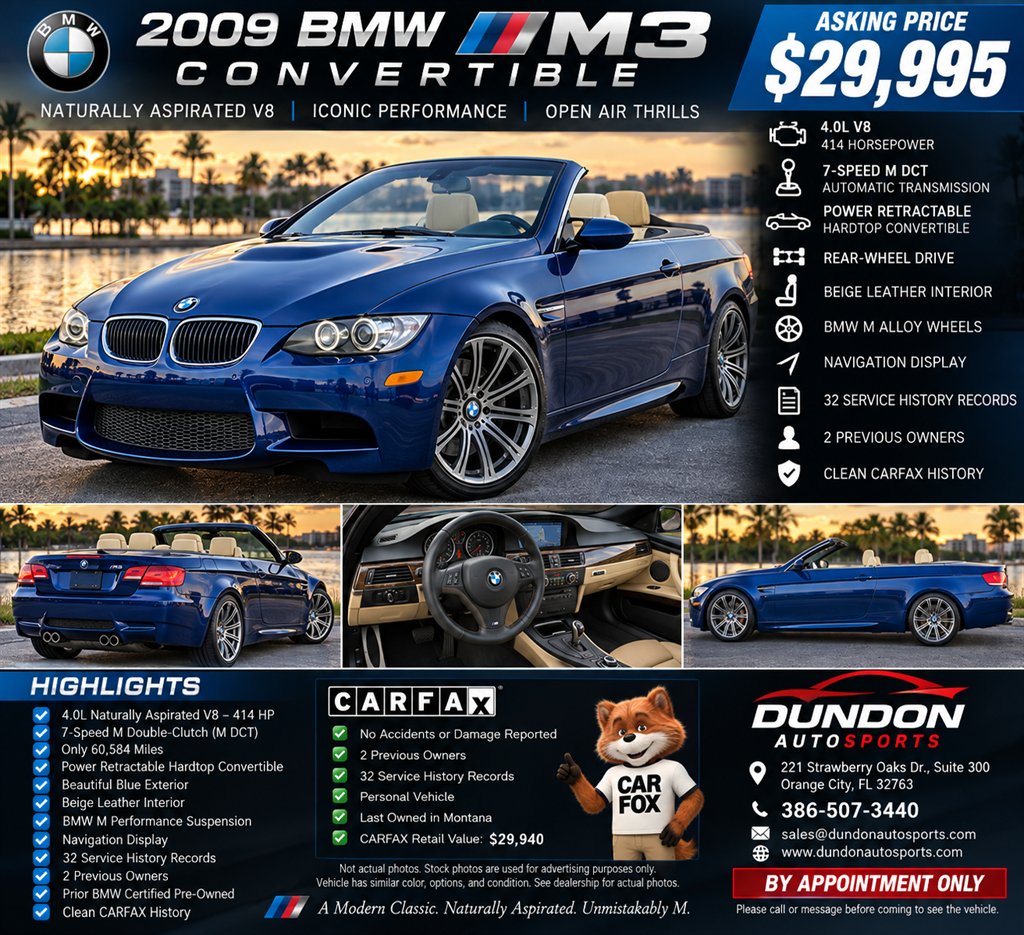 2009 BMW 3 Series M3