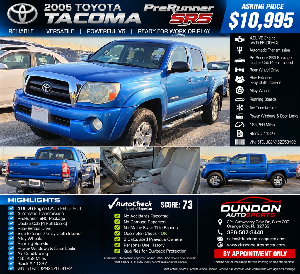 2005 Toyota Tacoma PreRunner